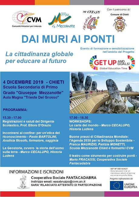 Chieti, Dai muri ai ponti – La cittadinanza globale per educare al futuro