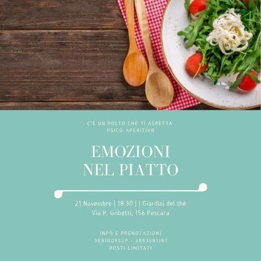 emozioni nel piatto