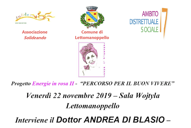 energie in rosa ii 22 novembre 2019