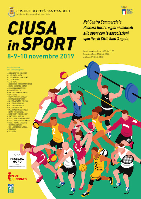 locandina ciusa in sport 2019