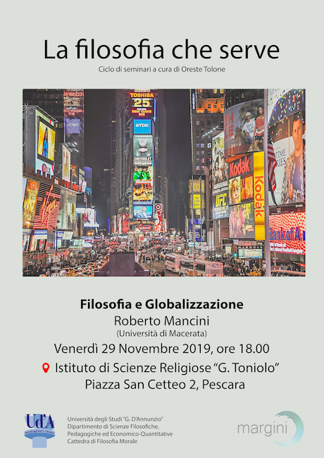 conferenza il filosofo Roberto Mancini