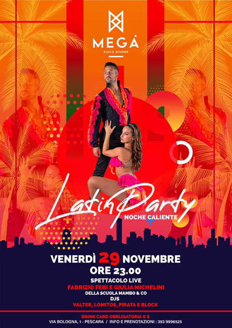 latin party mega 29 novembre 2019