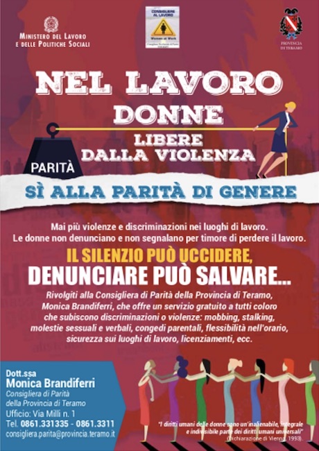 locandina Consigliera Parità