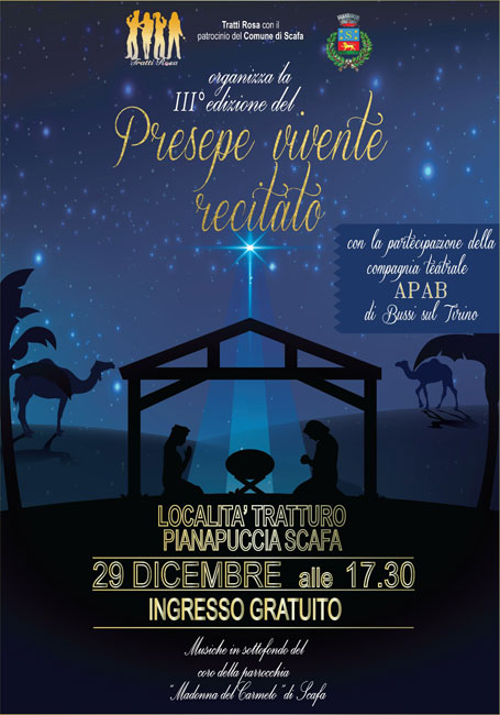 presepe vivente recitato a Scafa