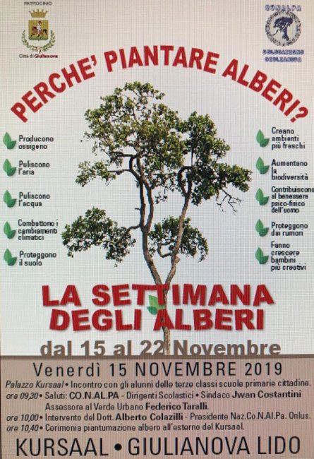settimana degli alberi Giulianova