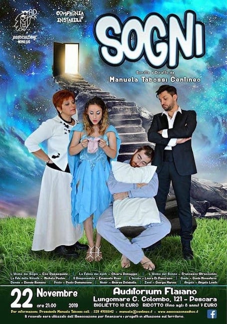 sogni auditorium flaiano pescara 22 novembre 2019