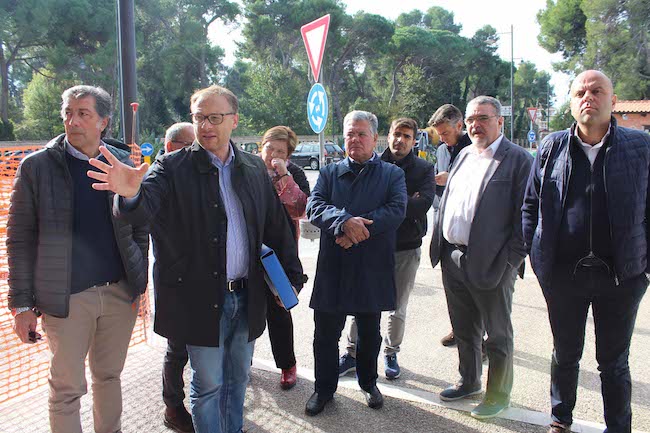 sopralluogo commissione ciclabile d'annunzio