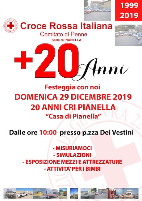 20 anni croce rossa pianella