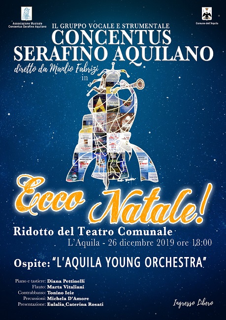 L'Aquila, tradizionale concentus natalizio del Concentus Serafino Aquilano