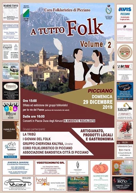 a tutto folk picciano 29 dicembre 2019