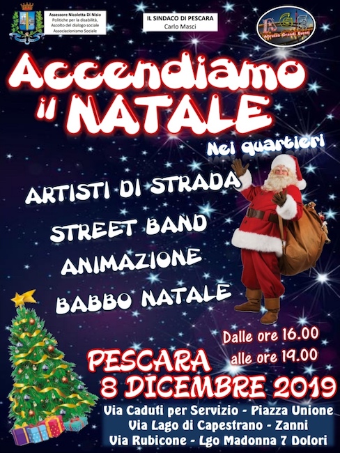 accendiamo natale pescara 2019
