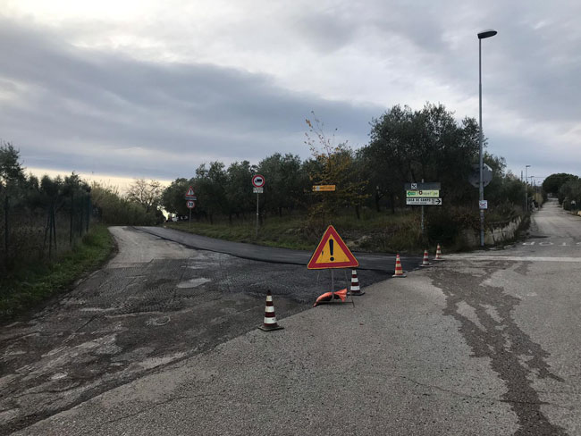 asfalti via colle san massimo