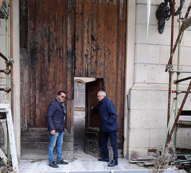 Assessore Di Felice e responsabile Consorzio Rennova