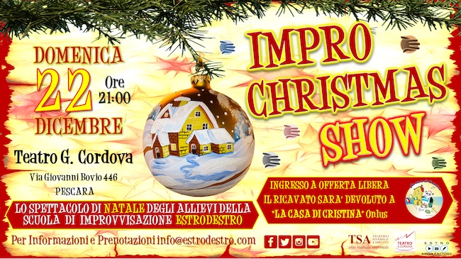 impro christmas show 22 dicembre 2019