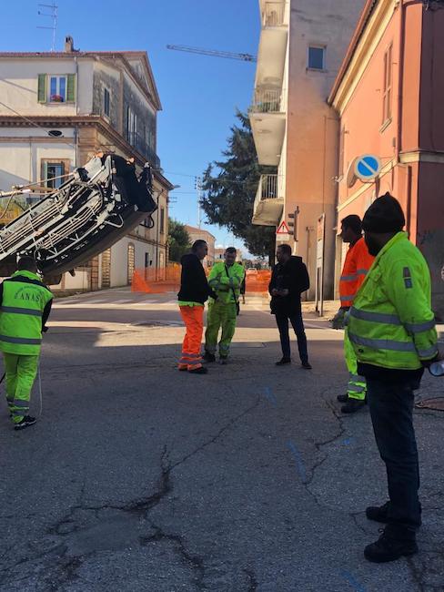 Lavori manutenzione straordinaria incrocio via Migliori Giulianova