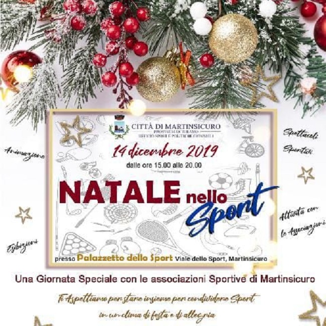 Martinsicuro, torna il tradizionale evento “Natale nello Sport"