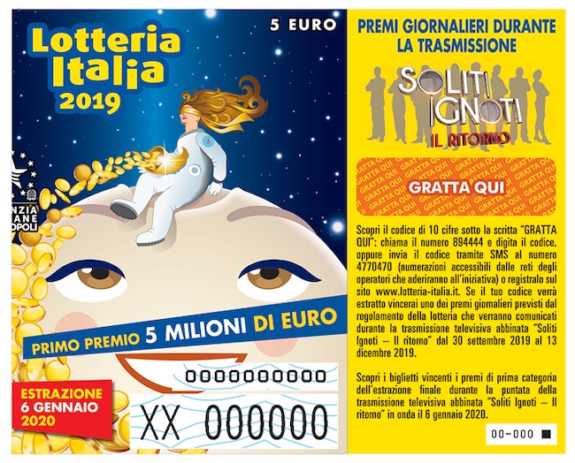 Lotteria Italia 2019, i biglietti vincenti venduti in Abruzzo