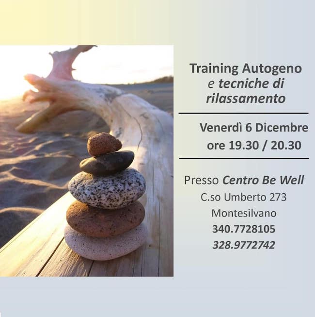 tecniche rilassamento 6 dicembre 2019