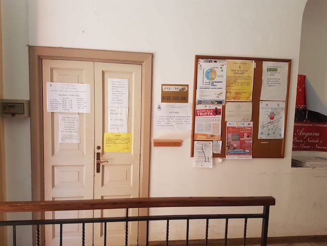 Ufficio Servizi Anagrafici Comune di Giulianova