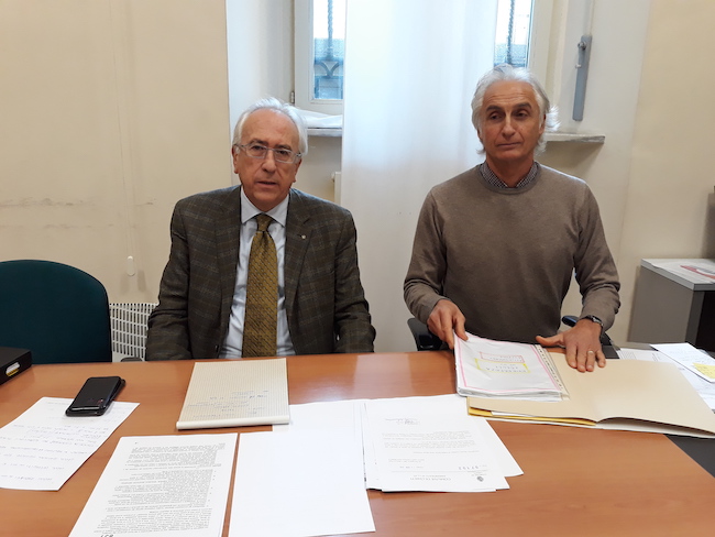 Ass. Di Felice e funzionario Servizi Cimiteriali, Nino Colacito