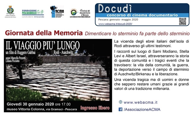 docudì2020 giornata della memoria pescara