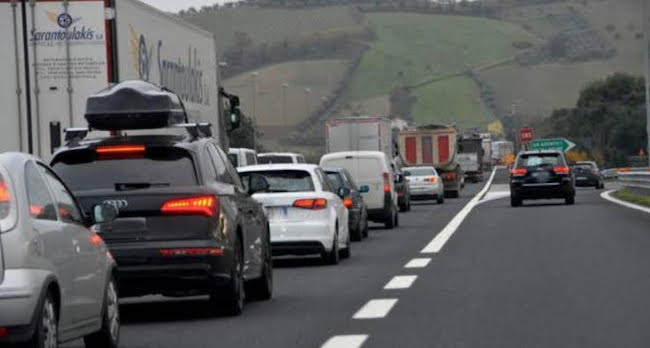 emergenza a14 e ss16 traffico