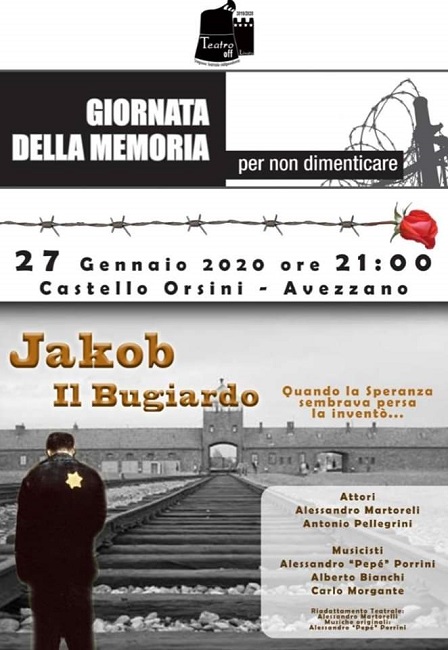 Avezzano, al Castello Orsini Colonna va in scena Jakob il bugiardo