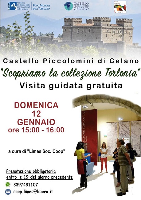 Celano, al Castello Piccolomini “Scopriamo la collezione Torlonia”