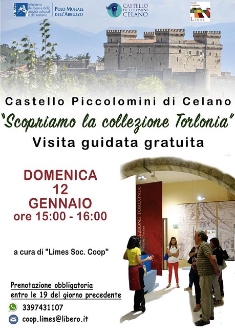 Celano, al Castello Piccolomini “Scopriamo la collezione Torlonia” Celano, al Castello Piccolomini “Scopriamo la collezione Torlonia”