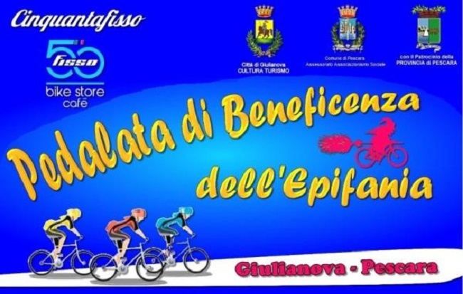 Pedalata di beneficenza dell'Epifania pro lotta ai linfomi