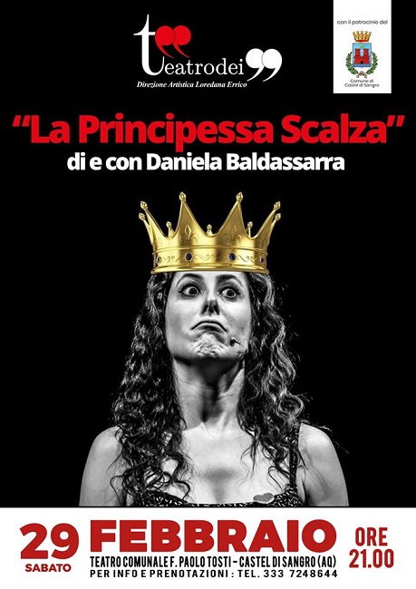 Castel di Sangro, al Teatro Tosti in scena La Principessa scalza Castel di Sangro, al Teatro Tosti in scena La Principessa scalza