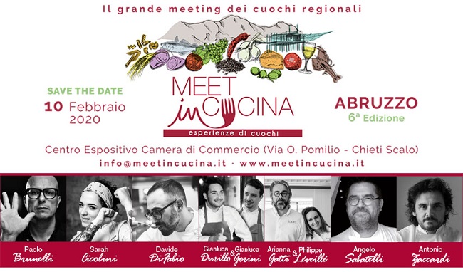 Chieti, sesta edizione di Meet in Cucina Abruzzo