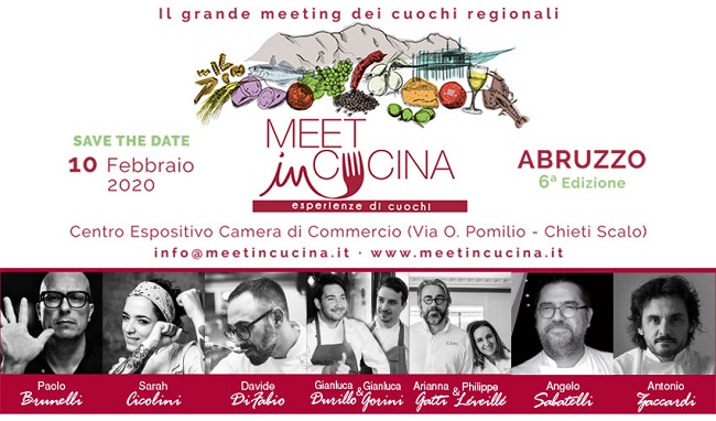 Chieti, sesta edizione di Meet in Cucina Abruzzo Chieti, sesta edizione di Meet in Cucina Abruzzo