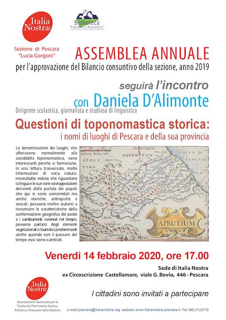 assemblea toponomastica 14 febbraio 2020