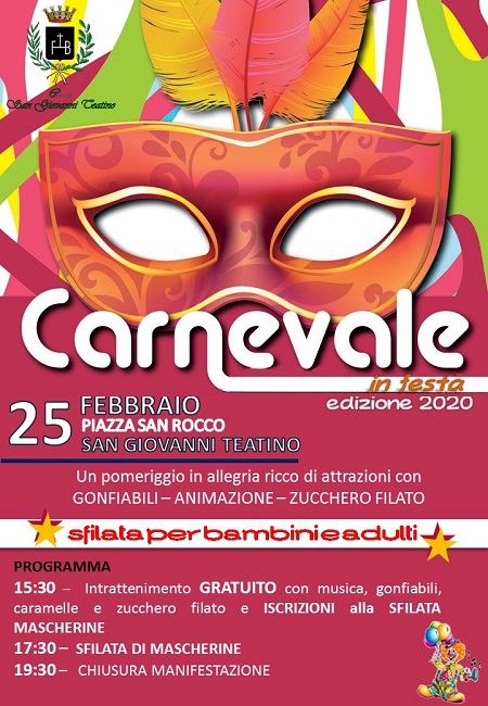 A San Giovanni Teatino il Carnevale è in piazza