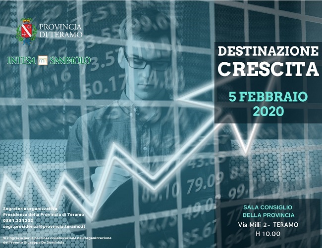 Teramo, alla Sala Consiliare della Provincia "Destinazione crescita"