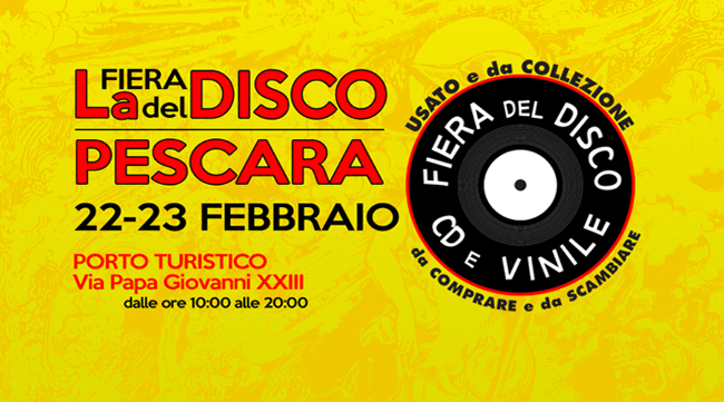 fiera del disco pescara 22-23 febbraio 2020