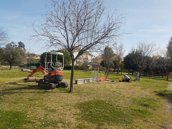 interventi giochi parco di via del campetto