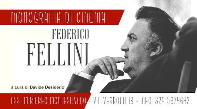 monografia cinema fellini 9 febbraio 2020