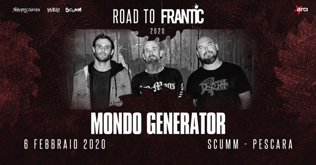 mondo generator road to frantic 6 febbraio 2020