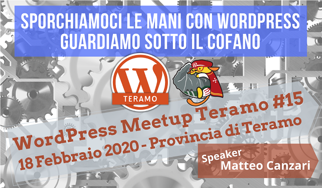 L'appuntamento di febbraio del WordPress Meetup Teramo L'appuntamento di febbraio del WordPress Meetup Teramo
