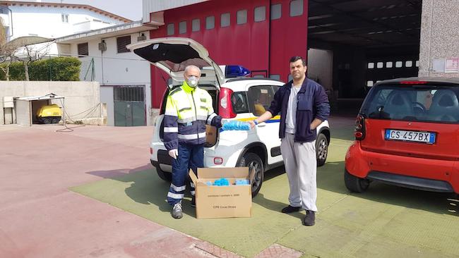 donazione calzari monouso comune giulianova