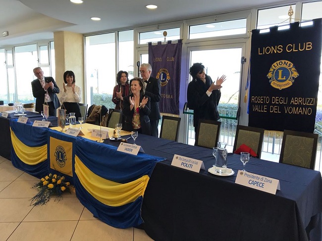 Coronavirus, la donazione del Lions Club Roseto degli Abruzzi Valle Vomano