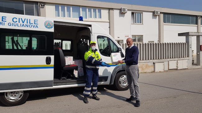 prodotti disinfettanti donati sochil verde