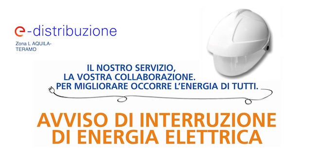 avviso interruzione energia teramo
