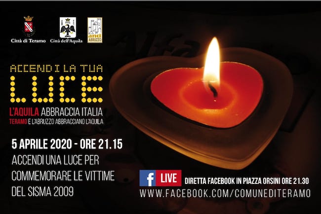 l'aquila abbraccia l'italia