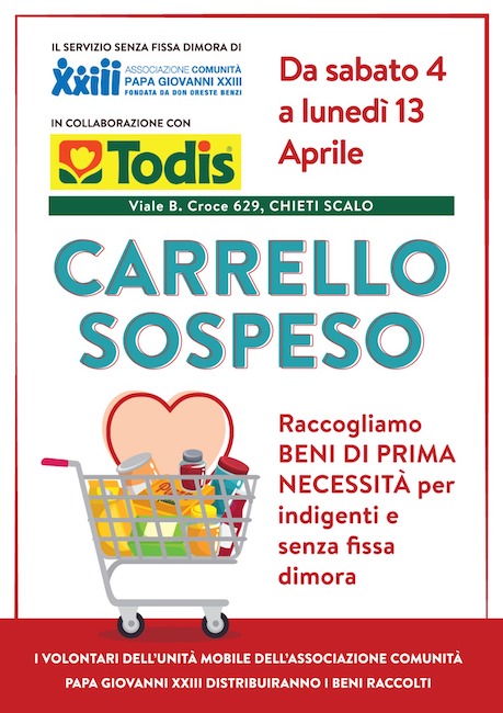 locandina iniziativa carrello sospeso