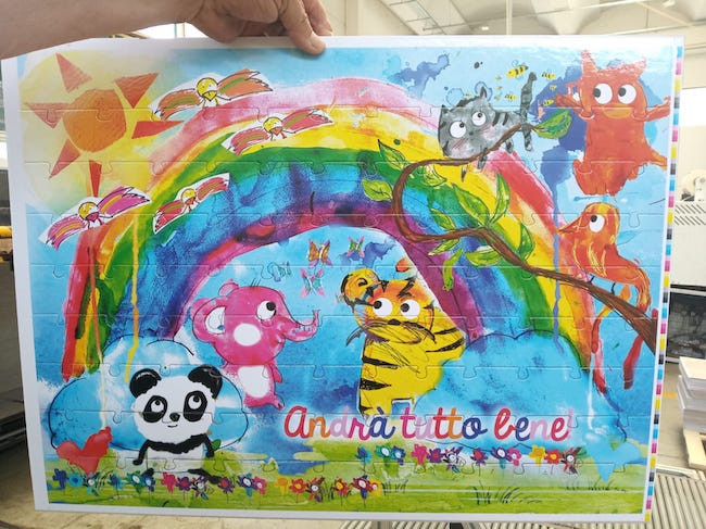 puzzle andrà tutto bene