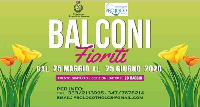 balconi fioriti 2020