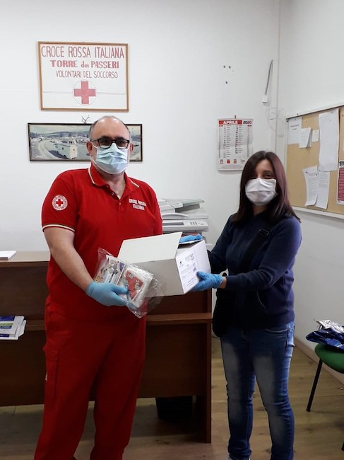 consegna mascherine cri torre de passeri